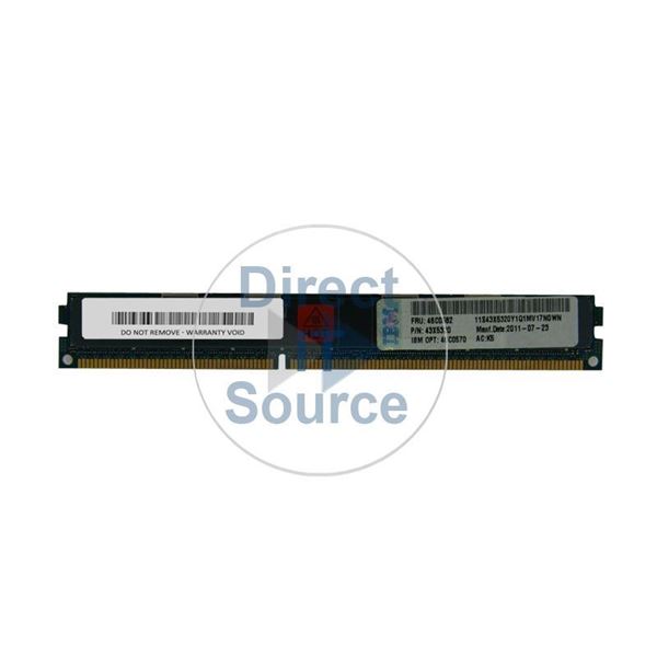 IBM 46C0570 - 8GB DDR3 PC3-8500 ECC Registered 240-Pins Memory