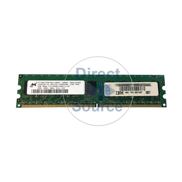 IBM 46C7427 - 2GB DDR2 PC2-6400 ECC Unbuffered 240-Pins Memory