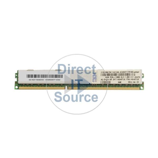 IBM 46W0716 - 16GB DDR3 PC3-12800 ECC Registered 240-Pins Memory