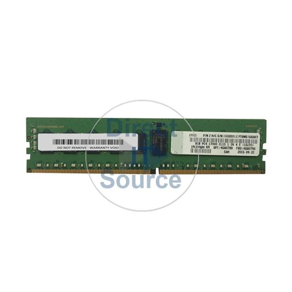 IBM 46W0791 - 8GB DDR4 PC4-17000 ECC Registered 288-Pins Memory