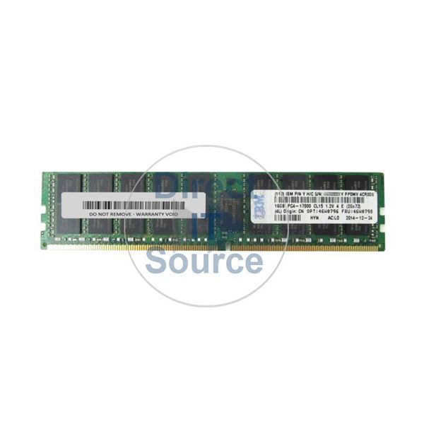 IBM 46W0796 - 16GB DDR4 PC4-17000 ECC Registered 288-Pins Memory