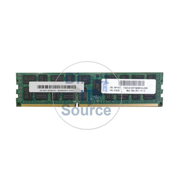 IBM 47J0133 - 4GB DDR3 PC3-10600 ECC Registered 240-Pins Memory