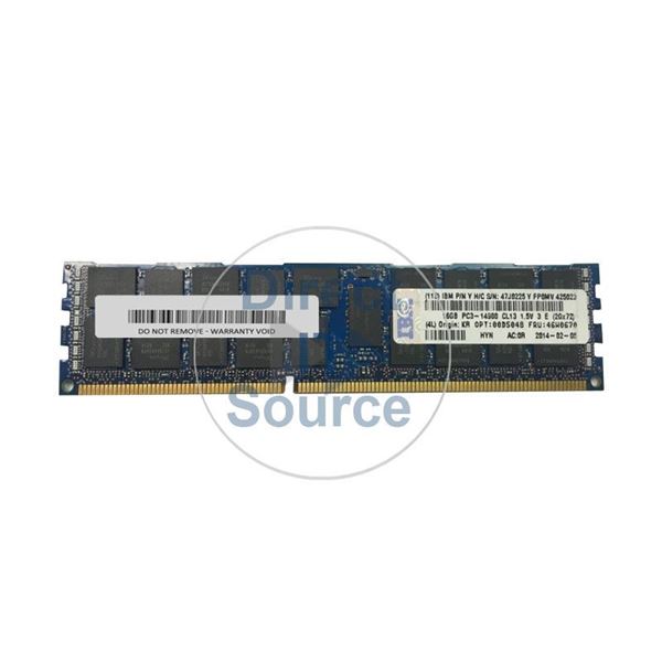 IBM 47J0225 - 16GB DDR3 PC3-14900 ECC Registered 240-Pins Memory