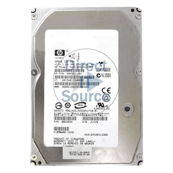 HP 484991-001 - 300GB 15K SAS 3.5" Hard Drive