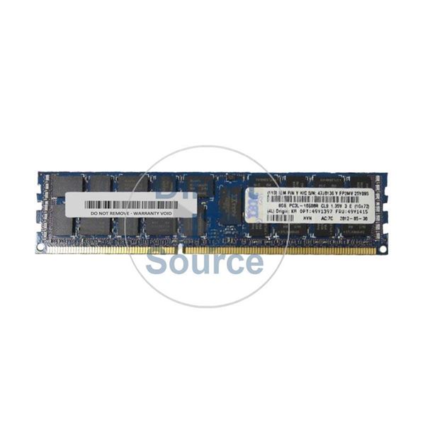 IBM 49Y1397 - 8GB DDR3 PC3-10600 ECC Registered 240-Pins Memory
