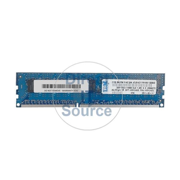 IBM 49Y1403 - 2GB DDR3 PC3-10600 ECC Unbuffered 240-Pins Memory