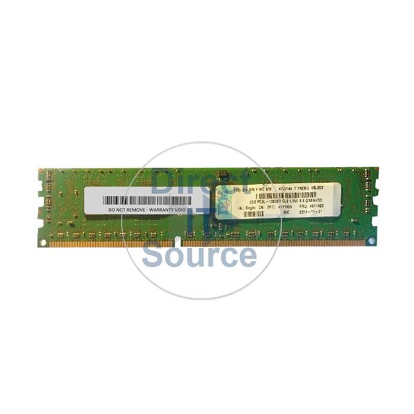 IBM 49Y1405 - 2GB DDR3 PC3-10600 ECC Registered 240-Pins Memory