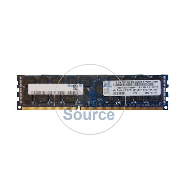 IBM 49Y1411 - 2GB DDR3 PC3-10600 ECC Registered Memory