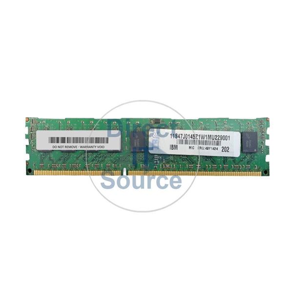 IBM 49Y1424 - 4GB DDR3 PC3-10600 ECC Registered 240-Pins Memory