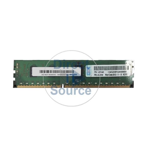 IBM 49Y1442 - 1GB DDR3 PC3-10600 ECC Registered Memory