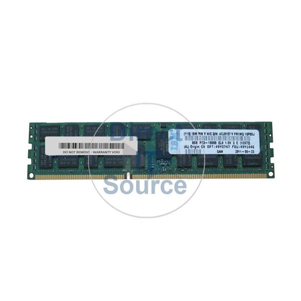 IBM 49Y1446 - 8GB DDR3 PC3-10600 ECC Registered 240-Pins Memory