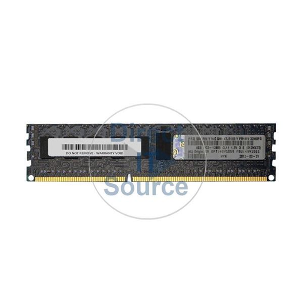 IBM 49Y1561 - 4GB DDR3 PC3-12800 ECC Registered 240-Pins Memory