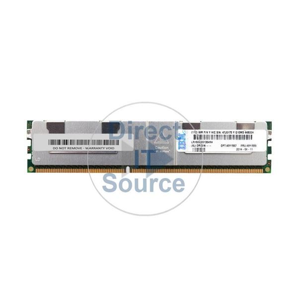 IBM 49Y1569 - 16GB DDR3 PC3-10600 ECC Registered 240-Pins Memory