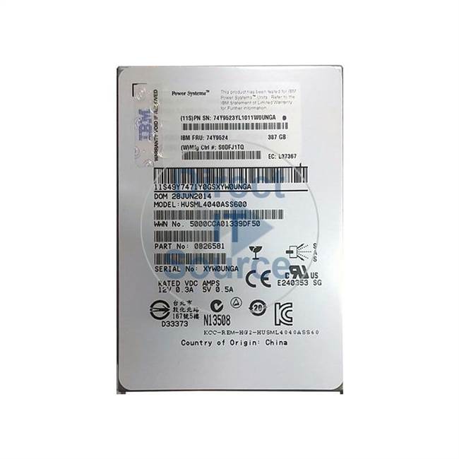 IBM 49Y7471 - 387GB SAS 2.5" SSD