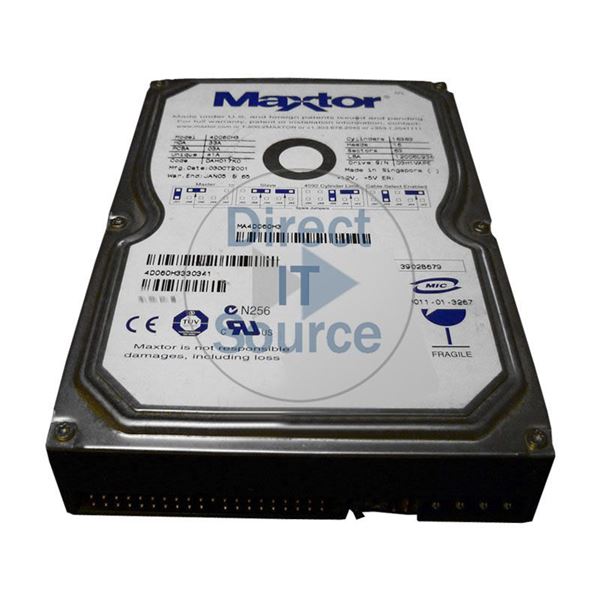 Maxtor 4D060H3-330341 - 60GB 5.4K ATA/100 3.5" 2MB Cache Hard Drive