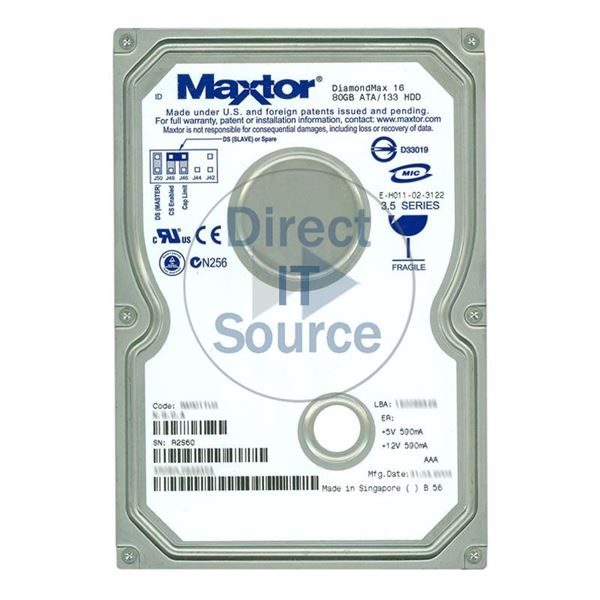 Maxtor 4R080L0 - 80GB 5.4K ATA/133 3.5" 2MB Cache Hard Drive