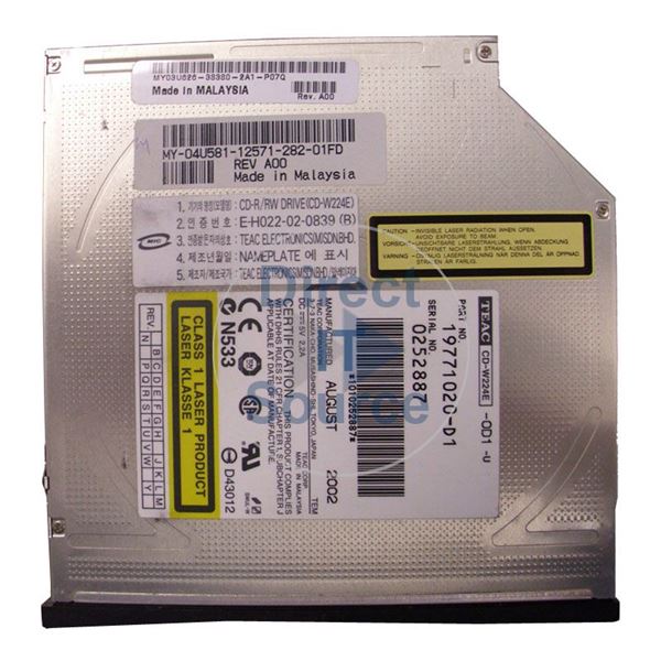 Dell 4U581 - Slimline CD-RW Drive
