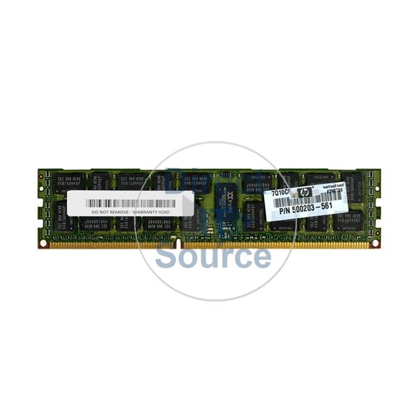HP 500203-561 - 4GB DDR3 PC3-10600 ECC Registered 240 Pins Memory