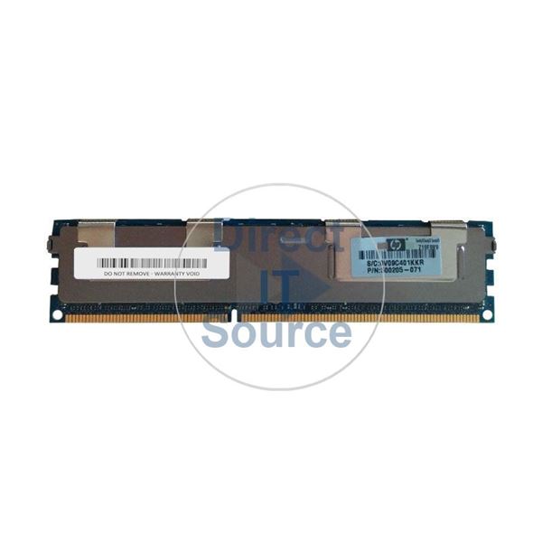 HP 500205-071 - 8GB DDR3 PC3-10600 ECC Registered 240 Pins Memory