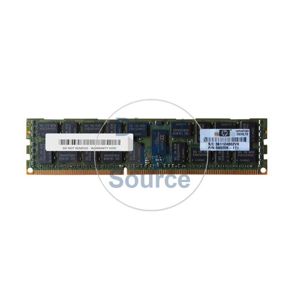 HP 500205-171 - 8GB DDR3 PC3-10600 ECC Registered 240 Pins Memory