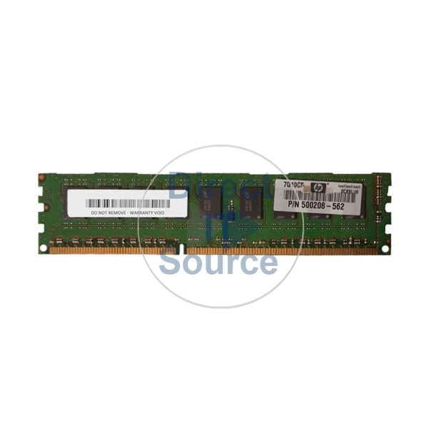 HP 500208-562 - 1GB DDR3 PC3-10600 ECC UNBUFFERED 240 Pins Memory