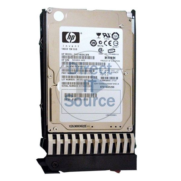 HP 504064-003 - 146GB 15K SAS 3.0Gbps 2.5" Hard Drive