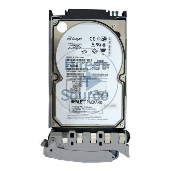 HP 5184-4809 - 9.1GB 10K 80-PIN SCSI 3.5" Hard Drive