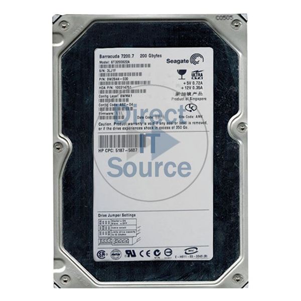 HP 5187-5607 - 200GB 7.2K IDE 3.5" Hard Drive