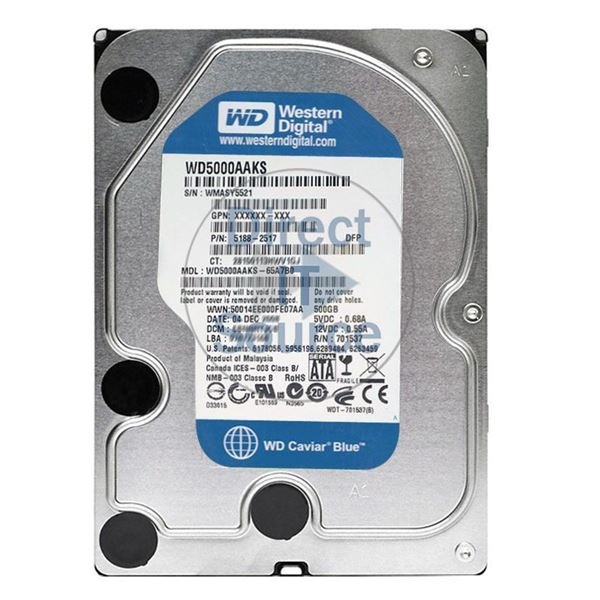 HP 5188-2517 - 500GB 7.2K SATA 3.5" Hard Drive