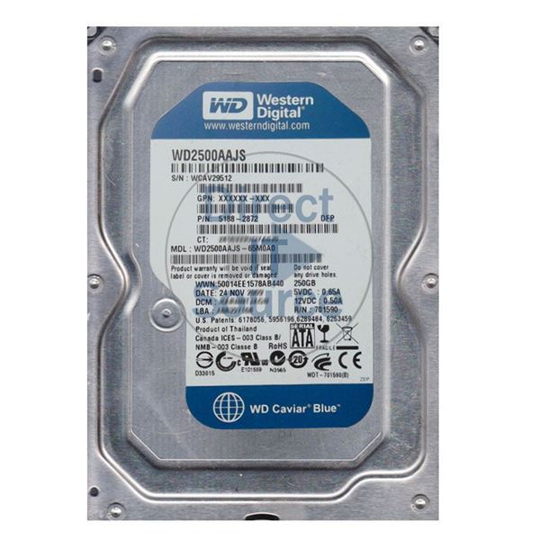 HP 5188-2872 - 250GB 7.2K SATA 3.5" Hard Drive