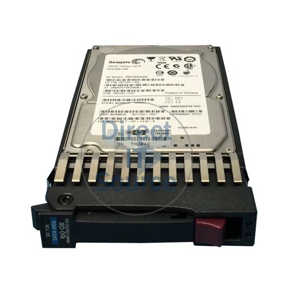 HP 530888-B21 - 160GB 7.2K SATA 3.0Gbps 2.5" Hard Drive