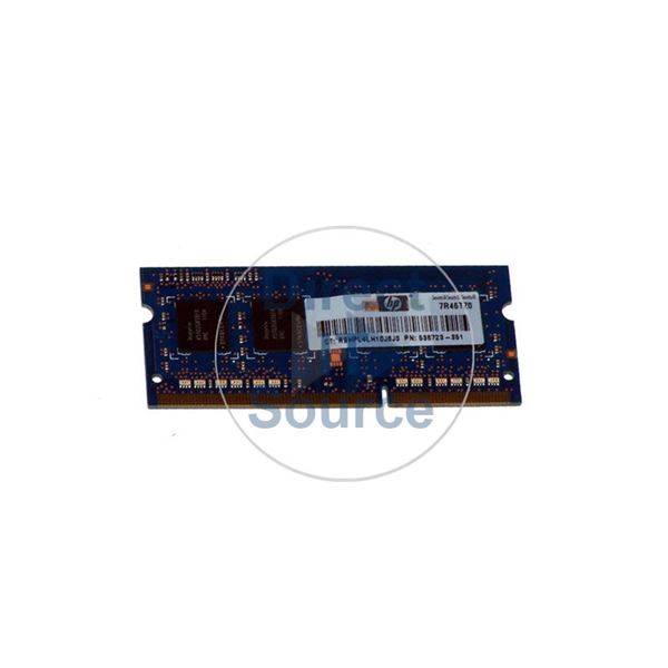 HP 536723-351 - 2GB DDR3 PC3-10600 Non-ECC Unbuffered 204-Pins Memory