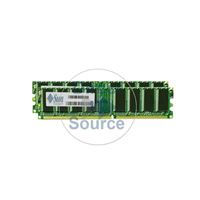 Sun 540-6237 - 2GB 2x1GB DDR PC-3200 ECC Memory