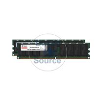 Sun 540-7228 - 8GB 2x4GB DDR2 PC2-5300 ECC Registered Memory