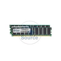 Sun 541-2038 - 2GB 2x1GB DDR PC-3200 ECC Registered 240-Pins Memory