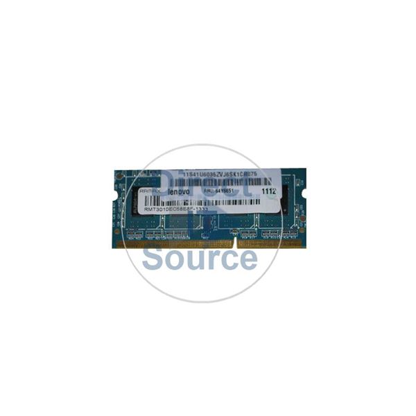 IBM 55Y3710 - 2GB DDR3 PC3-10600 204-Pins Memory