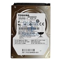 HP 594920-001 - 640GB 5.4K SATA 2.5" Hard Drive