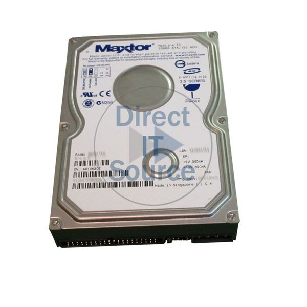 Maxtor 5A250J0 - 250GB 5.4K ATA/133 3.5" 2MB Cache Hard Drive