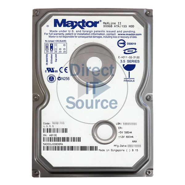 Maxtor 5A300J0 - 300GB 5.4K ATA/133 3.5" 2MB Cache Hard Drive