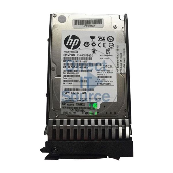 HP 627195-001 - 300GB 15K SAS 6.0Gbps 2.5" Hard Drive