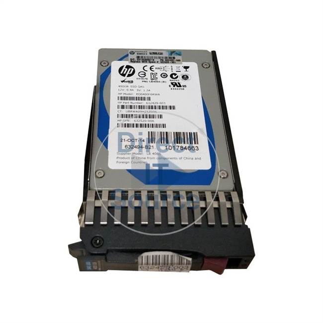 HP 632494-B21 - 400GB SAS 2.5" SSD