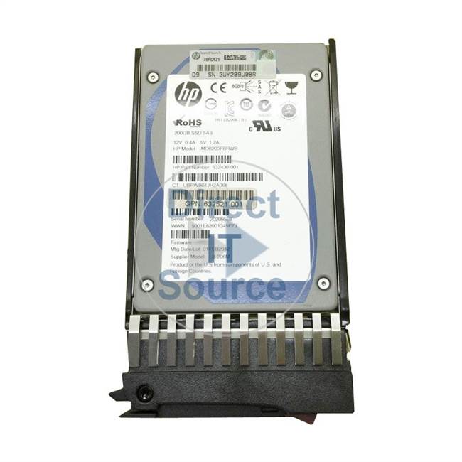 HP 632502-B21 - 200GB SAS 2.5" SSD