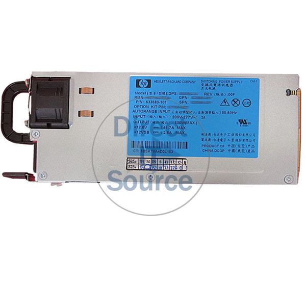 HP 633680-101 - 500W Power Supply