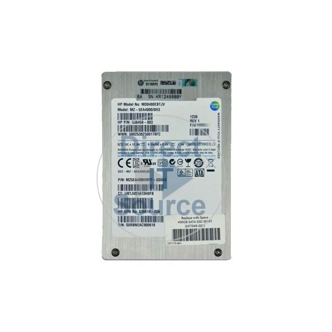 HP 637173-001 - 400GB SATA 2.5" SSD
