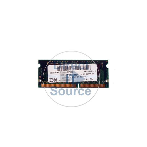 IBM 63H0887 - 32MB SDRAM PC-66 Non-ECC Unbuffered 144-Pins Memory