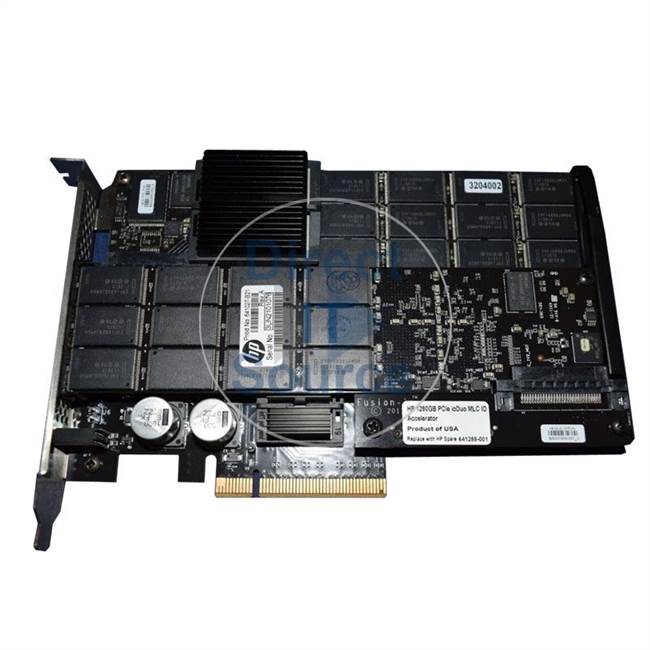 HP 641027-B21 - 1.28Tb Multi Level Cell PCI Express Iodrive Duo Accelerator Card