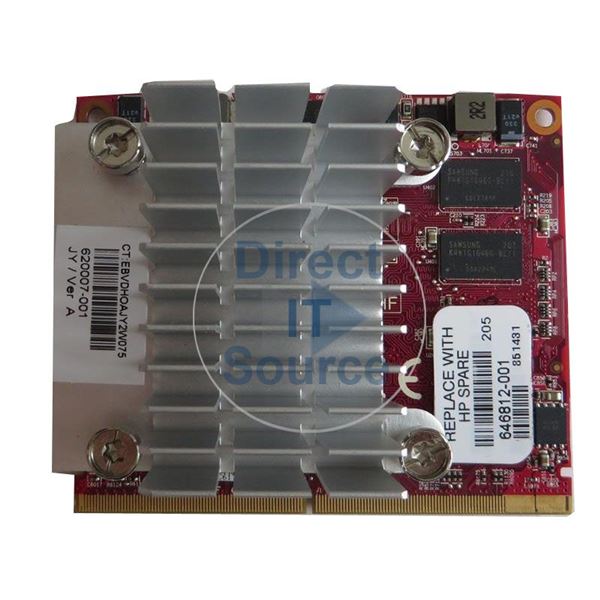 HP 646812-001 - 512MB ATI Radeon HD5450M Video Card