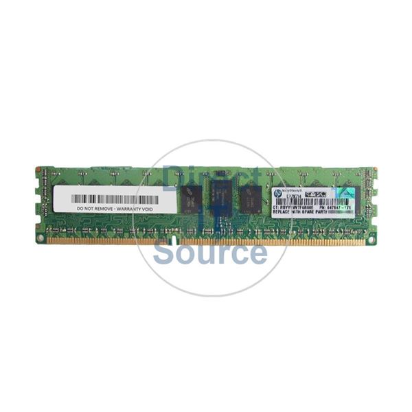 HP 647647-171 - 4GB DDR3 PC3-10600 ECC Registered 240 Pins Memory