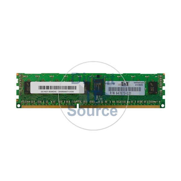 HP 647873-S21 - 4GB DDR3 PC3-12800 ECC Registered 240 Pins Memory