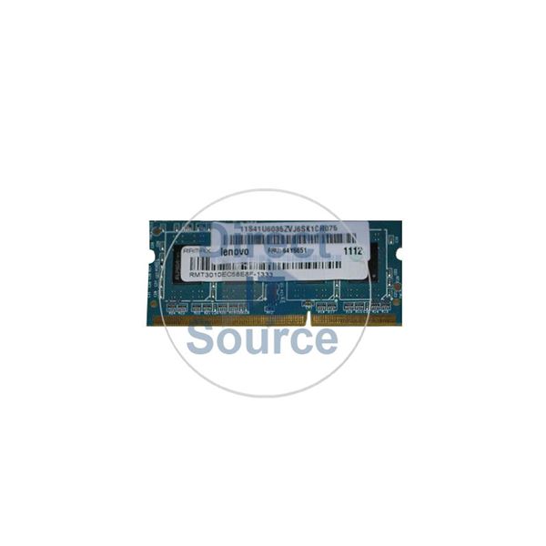 IBM 64Y6651 - 2GB DDR3 PC3-10600 204-Pins Memory
